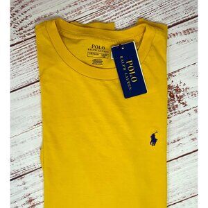 NWT! Polo Ralph Lauren Boys Long Sleeve T Shirt w Monogram Size L 14-16